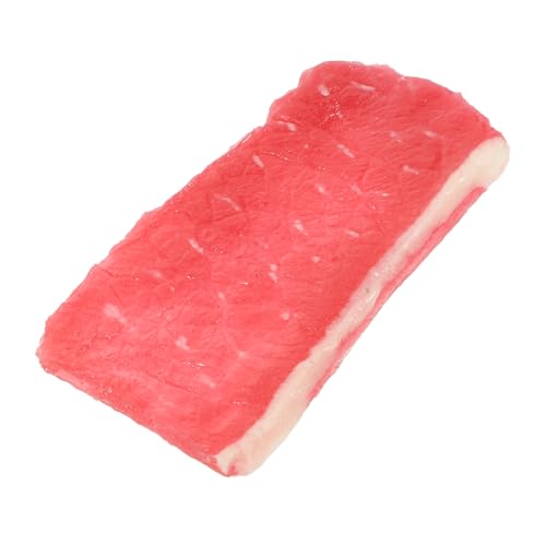 Operitacx Lebensechtes Schweinefleischscheibenmodell Realistische Kunststoffdekoration Küchenrequisite Detailgetreues Künstliches Fleisch Restaurant Deko Prop Operitacx Lebensechtes Schweinefleischscheibenmodell Realistische Kunststoffdekoration Küchenrequisite Detailgetreues Künstliches Fleisch Restaurant Deko Prop von Operitacx