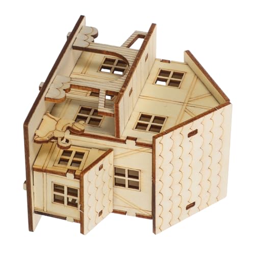 Operitacx Miniatur Holzhaus DIY Bastelset mit LED Licht Puzzle Kabinenmodell aus Holz Gartenhaus Bastelset für Familien Raumvorstellung Problemlösung Entspannendes Handwerksprojekt Operitacx Miniatur Holzhaus DIY Bastelset mit LED Licht Puzzle Kabinenmodell aus Holz Gartenhaus Bastelset für Familien Raumvorstellung Problemlösung Entspannendes Handwerksprojekt von Operitacx
