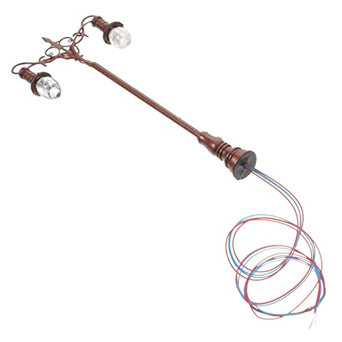 Operitacx Miniaturisierte Gartenlampe Antikbraun Dekorative Wandlampe für Dioramen und Warmweißes Licht Langlebiges Material für DIY Projekte Operitacx Miniaturisierte Gartenlampe Antikbraun Dekorative Wandlampe für Dioramen und Warmweißes Licht Langlebiges Material für DIY Projekte von Operitacx