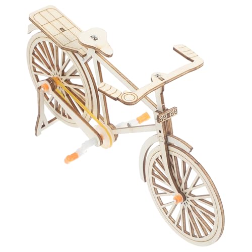 Operitacx Simuliertes Holz Fahrradmodell DIY Retro Fahrrad Miniatur Skulptur Bastelset Holzspielzeug Dekoration für Regal Wohnzimmer Operitacx Simuliertes Holz Fahrradmodell DIY Retro Fahrrad Miniatur Skulptur Bastelset Holzspielzeug Dekoration für Regal Wohnzimmer von Operitacx
