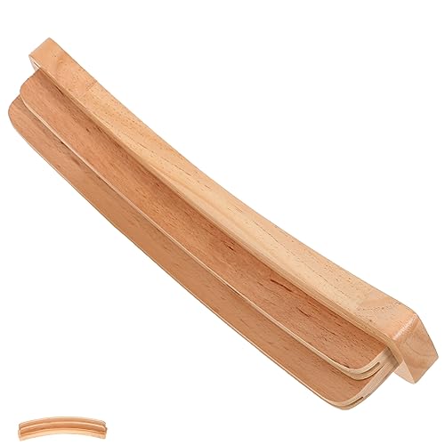 Operitacx Tablettgestell groß Aufschlag Inhaber spielkartenhalter Kartenhalter für Poker Holzständer für Karten Präsentationshalter aus Holz Spielkartenablage aus Holz hölzern Beige von Operitacx