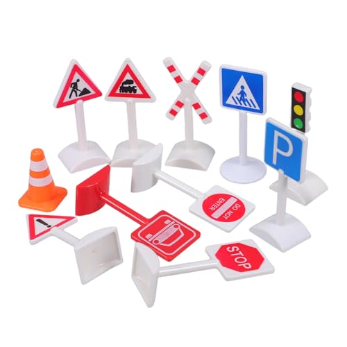 Operitacx Teiliges Mini Verkehrszeichen Robustem Realistische Ampel Stoppschild Baustellen und Fußgängerüberweg Signale Farbenfrohes Verkehrssimulation für Geeignet für Sandspiel und Operitacx Teiliges Mini Verkehrszeichen Robustem Realistische Ampel Stoppschild Baustellen und Fußgängerüberweg Signale Farbenfrohes Verkehrssimulation für Geeignet für Sandspiel und von Operitacx