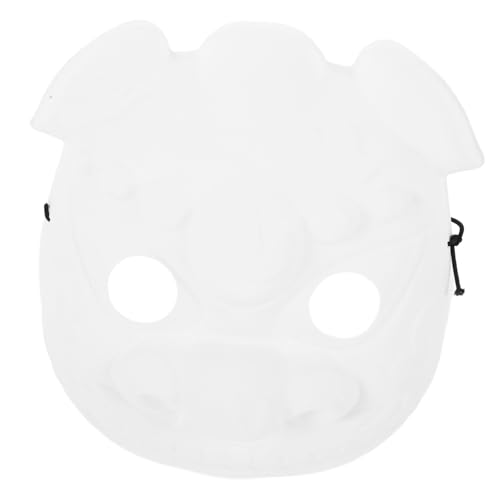 Operitacx Unbemalte PVC Tiermaske Schwein zum Bemalen Diy Halbgesichtsmaske für Karneval Halloween Kostüm Party und Bastelprojekte Vielseitige Weiße Schweinemaske ohne Muster Operitacx Unbemalte PVC Tiermaske Schwein zum Bemalen Diy Halbgesichtsmaske für Karneval Halloween Kostüm Party und Bastelprojekte Vielseitige Weiße Schweinemaske ohne Muster von Operitacx