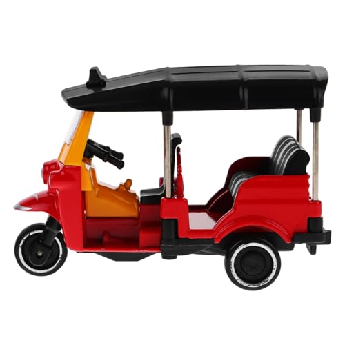 Operitacx Vintage Tricycle Modell Legierung Detailreiche Metallfigur Klassische Rote Dreirad Dekoration für Büro Wohnzimmer Sammlerstück Leicht und Langlebig von Operitacx