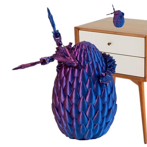 Artikuliertes Dragon Egg Toy - VOLLSTÜTZIGER 3D DRINGED Dragon, Dekorative Fantasy -Kreatur -Spielzeug | Schonden Dragon Eggulptur Mit Details, Interaktives Displaymodell Für Jungens Mädchen Raum Giif Artikuliertes Dragon Egg Toy - VOLLSTÜTZIGER 3D DRINGED Dragon, Dekorative Fantasy -Kreatur -Spielzeug | Schonden Dragon Eggulptur Mit Details, Interaktives Displaymodell Für Jungens Mädchen Raum Giif von Opilroyn