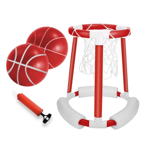 Basketballkorb am Pool, Basketballkorb am Pool | Schwimmende Poolspiele - Outdoor Basketballkorb am Pool mit Bällen und Pumpe für Sommerwasserspiele von Opilroyn