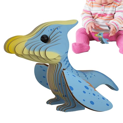 Dinosaurier-Puzzle für Dinosaurier, Puzzles – Tierpuzzle – Bausteine für Tiere, Training der Hand-Augen-Koordination, Lernspielzeug Dinosaurier-Puzzle für Dinosaurier, Puzzles – Tierpuzzle – Bausteine für Tiere, Training der Hand-Augen-Koordination, Lernspielzeug von Opilroyn