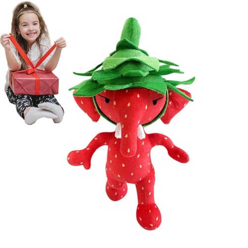 Erdbeer-Elefant, Plüschtier, Erdbeer-Elefant, gefülltes Kissen, Erdbeer-Elefant, Plüschpuppen, Desktop-Ornament, für Schlafzimmer, Auto, Wohnzimmer, Schlafzimmer Erdbeer-Elefant, Plüschtier, Erdbeer-Elefant, gefülltes Kissen, Erdbeer-Elefant, Plüschpuppen, Desktop-Ornament, für Schlafzimmer, Auto, Wohnzimmer, Schlafzimmer von Opilroyn