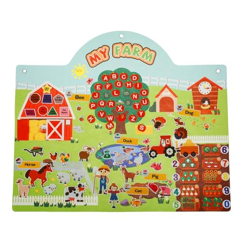 Filz-Geschichtenbrett-Spielzeug für Kleinkinder – Kreatives Lernen Filz-Wand-Aktivitätsset für fantasievolles Spielen, praktische Bildungsfreude | Interaktives Geschichtenerzähler-Set für Kleinkinder Filz-Geschichtenbrett-Spielzeug für Kleinkinder – Kreatives Lernen Filz-Wand-Aktivitätsset für fantasievolles Spielen, praktische Bildungsfreude | Interaktives Geschichtenerzähler-Set für Kleinkinder von Opilroyn