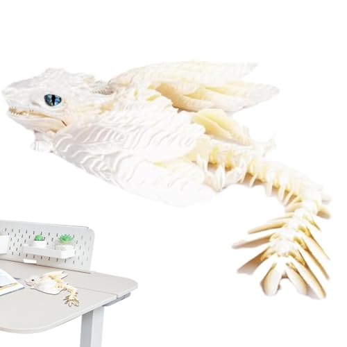 Gedruckter Drache In - Fidget Spielzeugdrache, Gedruckter Drache In , Flexibel | Bewegliche Und Federdetails Mit Mehrgelenken, Fliegender Drache, Sensorisches Und Schütteltes Spielzeug, Tiermodell von Opilroyn