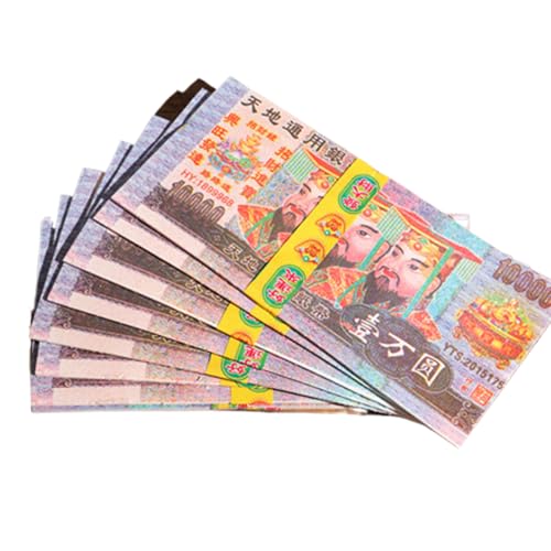 Geld der Ahnen - Banknotenset 'Hölle, Geistergeld, Geisterangebot | Geldkarte Segensmünze von Wert, Traditioneller Kult Noten verbrannt für das Festival von Opilroyn