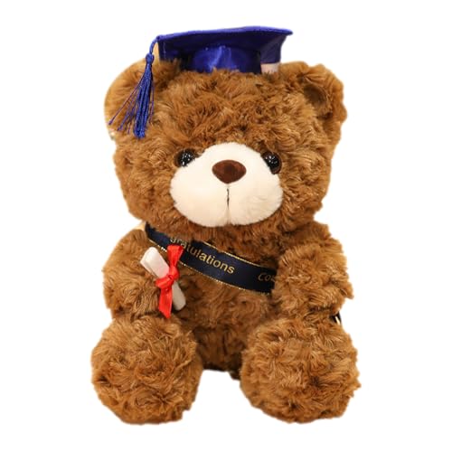 Graduation Gift Barbed Bear – 2025 Plüschtier mit Graduierungskappe, Plüschtier Bär mit Kappe, Plüschtier mit Kapuze, Plüschtier mit Kappe | Diplom und Zubehör Graduation Gift Barbed Bear – 2025 Plüschtier mit Graduierungskappe, Plüschtier Bär mit Kappe, Plüschtier mit Kapuze, Plüschtier mit Kappe | Diplom und Zubehör von Opilroyn