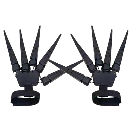 Halloween Gelenkfinger, 2 Krallen, Cosplay, Fingerverlängerung, 5 Fingerkrallen, Fingerverlängerung, gruselige Halloween-Gelenkfinger, Halloween-Teufelskrallen, tragbare Totenkopf-Finger für Damen und Halloween Gelenkfinger, 2 Krallen, Cosplay, Fingerverlängerung, 5 Fingerkrallen, Fingerverlängerung, gruselige Halloween-Gelenkfinger, Halloween-Teufelskrallen, tragbare Totenkopf-Finger für Damen und von Opilroyn