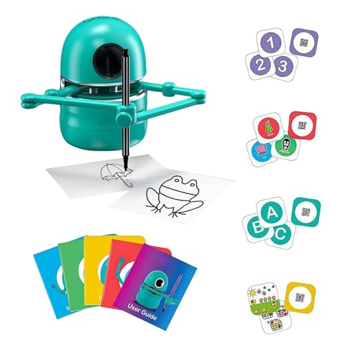 Interaktiver Lernroboter für Zeichenroboter | Cartoon-Spielzeug für Roboter – interaktiver Roboter, Kunstlernwerkzeug, Schulbedarf zu Hause, kleiner Roboter Interaktiver Lernroboter für Zeichenroboter | Cartoon-Spielzeug für Roboter – interaktiver Roboter, Kunstlernwerkzeug, Schulbedarf zu Hause, kleiner Roboter von Opilroyn