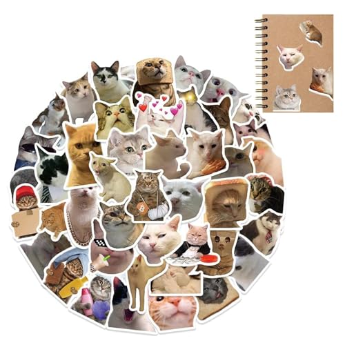 Katzenaufkleber Lustige Packungen,Niedliche Katzenaufkleber - Aufkleber für Wasserflaschen Katzenaufkleber für Wasserflaschen - Ästhetische wasserfeste süße Katzenaufkleber für Telefon, Laptop, Gepäck Katzenaufkleber Lustige Packungen,Niedliche Katzenaufkleber - Aufkleber für Wasserflaschen Katzenaufkleber für Wasserflaschen - Ästhetische wasserfeste süße Katzenaufkleber für Telefon, Laptop, Gepäck von Opilroyn