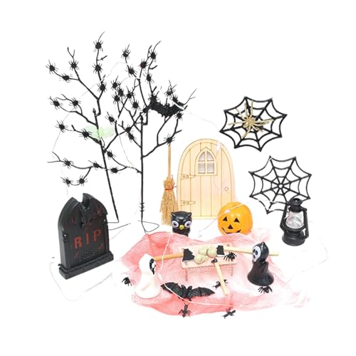 Miniatur Halloween Figuren, Halloween Miniaturen Zum Basteln, Haus Halloween Dekoration Zubehör Miniatur Spielzeug Halloween Leuchtende Dekoration Requisiten Zubehör Miniatur Halloween Figuren, Halloween Miniaturen Zum Basteln, Haus Halloween Dekoration Zubehör Miniatur Spielzeug Halloween Leuchtende Dekoration Requisiten Zubehör von Opilroyn