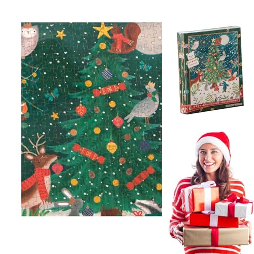 Niedliche Urlaubspuzzles, Weihnachtspuzzle für Erwachsene | Holzpuzzlebrett für Weihnachtsbaum | 1000X Bunte Feiertagspuzzles Set, für Heimdekoration, Familienspiel Niedliche Urlaubspuzzles, Weihnachtspuzzle für Erwachsene | Holzpuzzlebrett für Weihnachtsbaum | 1000X Bunte Feiertagspuzzles Set, für Heimdekoration, Familienspiel von Opilroyn