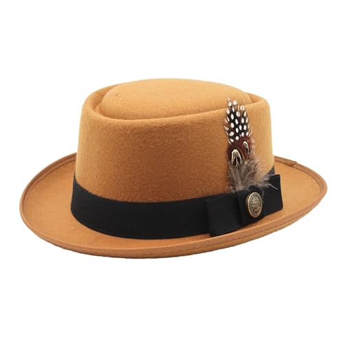 Oktoberfest Hut Kostüm, Schwarz Bowler Hut, Bayerische Hüte, Schwarz Bowler Hut, Oktoberfest Hüte mit Federn Embleme Oktoberfest Outfits Damen, Oktoberfest Kostüm Accessoires mit kleiner Krempe Bowler Oktoberfest Hut Kostüm, Schwarz Bowler Hut, Bayerische Hüte, Schwarz Bowler Hut, Oktoberfest Hüte mit Federn Embleme Oktoberfest Outfits Damen, Oktoberfest Kostüm Accessoires mit kleiner Krempe Bowler von Opilroyn