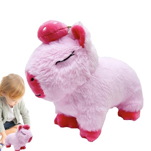 Opilroyn Capibara-Plüschtier, Capibara-Spielzeug, weiches Plüschkissen, Spielzeug, gefüllt mit Spielzeug, Plüsch, lustige Dinge von Capbara für Weihnachten, Neujahr oder Geburtstag von Opilroyn
