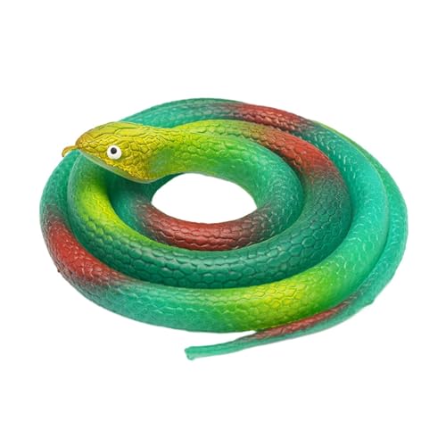 Opilroyn Falsche Schlangen – faltbar, 31,5 Zoll, gruseliges Scherzzubehör für Halloween-April-Fischparty, Gartenzubehör, Geschenk von Opilroyn