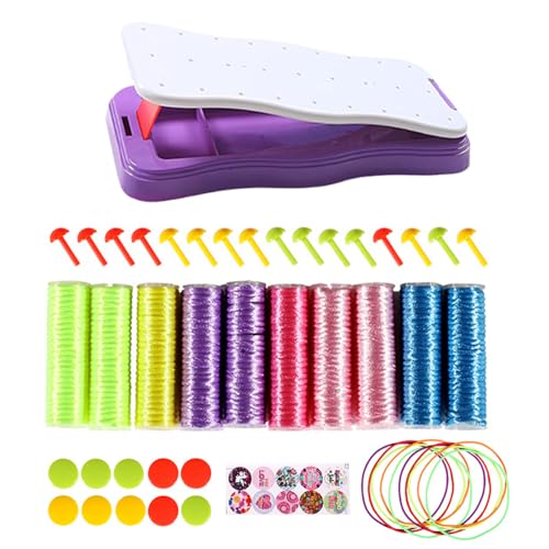 Opilroyn Flechtsatz für Handseile – Freundschaftsarmband-Set, Armband-Bastelspielzeug für Mädchen | Lustiges und einfaches Handstrick-Basteln für Kinder, Mädchen und Teenager, kreative Opilroyn Flechtsatz für Handseile – Freundschaftsarmband-Set, Armband-Bastelspielzeug für Mädchen | Lustiges und einfaches Handstrick-Basteln für Kinder, Mädchen und Teenager, kreative von Opilroyn