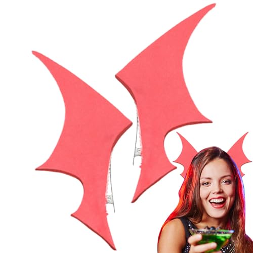 Opilroyn Halloween Fledermausohren Haarnadel - Frauen Halloween Cosplay Haarspangen | Realistisches Fledermaus-Ohr-Design Cosplay Dekoration für Bühnenshows, Halloween-Partys, Alltagskleidung Opilroyn Halloween Fledermausohren Haarnadel - Frauen Halloween Cosplay Haarspangen | Realistisches Fledermaus-Ohr-Design Cosplay Dekoration für Bühnenshows, Halloween-Partys, Alltagskleidung von Opilroyn