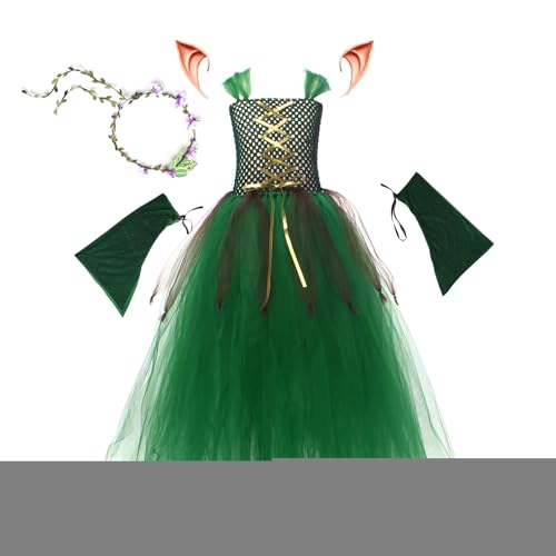 Opilroyn Halloween-Kostüme für Mädchen, Tüllröcke für Tanz Kinder | Kostüme Verkleidung Zubehör für Cosplay Mottopartys für Mädchen 2-10 Jahre Halloween Karneval Bühnenaufführungen von Opilroyn