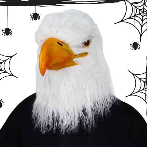 Opilroyn -Kopfmaske, -Kostüm, Weißkopfseeadler-Kostüm, Tiervogel-Kopfbedeckung, Halloween-Karnevalskostüm für Ostern, Kostüm, Fotokabine, Bühnenshow Opilroyn -Kopfmaske, -Kostüm, Weißkopfseeadler-Kostüm, Tiervogel-Kopfbedeckung, Halloween-Karnevalskostüm für Ostern, Kostüm, Fotokabine, Bühnenshow von Opilroyn