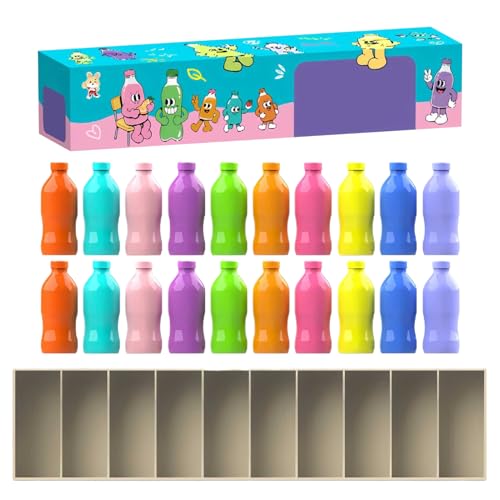 Opilroyn Memory Zuordnungsspiel - Farbflaschen Ratespiel - Lernspielzeug Für Kinder Erwachsene Familien Schule Garten Opilroyn Memory Zuordnungsspiel - Farbflaschen Ratespiel - Lernspielzeug Für Kinder Erwachsene Familien Schule Garten von Opilroyn