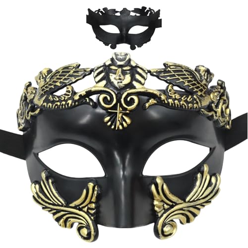 Opilroyn Mittelalterliche Gesichtsbedeckung, Halloween, antikes griechisches und römisches ägyptisches Herrenmaskerade, römisch-griechische Mythologie, geeignet für Halloween, Rollenspiele, Karneval Opilroyn Mittelalterliche Gesichtsbedeckung, Halloween, antikes griechisches und römisches ägyptisches Herrenmaskerade, römisch-griechische Mythologie, geeignet für Halloween, Rollenspiele, Karneval von Opilroyn