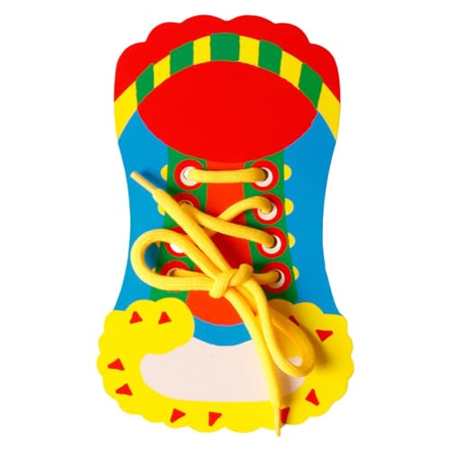 Opilroyn Praktisch zum Schnüren von Schuhen, Kinder lernen das Binden von Schuhen, Spielzeug für die Feinmotorik | Lack auf Wasserbasis, lernt, Schuhe zu binden, lernen, sc zu binden von Opilroyn