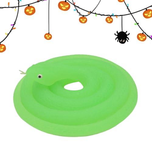 Opilroyn Schlangenspielzeug, falsche Schlange, 31,5 Zoll | Gruseliges Scherzzubehör für Halloween-April-Fischparty, Gartenzubehör, Geschenk von Opilroyn