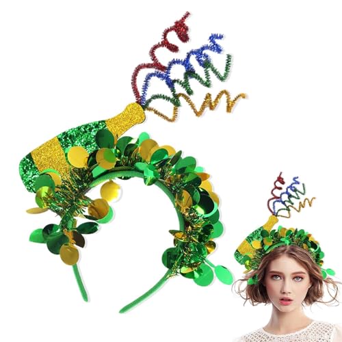 Opilroyn Shamrock Boppers Haarband, Irisches Stirnband | Grün gestreiftes Shamrock Stirnband | Irish Day Karneval Stirnband mit Hut für langes dickes oder kurzes Haar Opilroyn Shamrock Boppers Haarband, Irisches Stirnband | Grün gestreiftes Shamrock Stirnband | Irish Day Karneval Stirnband mit Hut für langes dickes oder kurzes Haar von Opilroyn