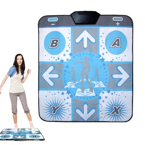 Opilroyn Tanzmatte für Erwachsene, Kinder Tanzmatte,Tanzfläche Elektronikpad mit Vier-Wege-Touchpad - Komfortable Floor Teppich -Spieldecke für Arbeiter Hausfrauen Studenten von Opilroyn