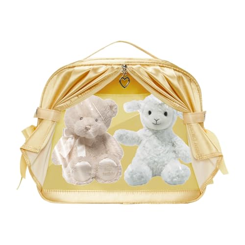 Opilroyn Transparente Figuren-Präsentationstasche, stabile Figuren-Aufbewahrungstasche, Vorhänge, Design-Figuren-Display-Tasche mit Schlüsselanhänger und Reißverschluss, Puppe, transparente Opilroyn Transparente Figuren-Präsentationstasche, stabile Figuren-Aufbewahrungstasche, Vorhänge, Design-Figuren-Display-Tasche mit Schlüsselanhänger und Reißverschluss, Puppe, transparente von Opilroyn