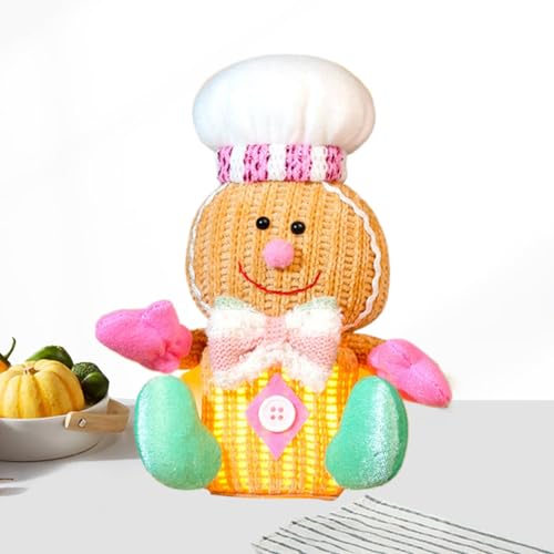 Opilroyn Weihnachtspuppe mit Pan-Puppe, Plüschtier mit Pans, wiederverwendbare Sammlerpuppen - Lebendige Farben, Plüschtier für Bücherregal Opilroyn Weihnachtspuppe mit Pan-Puppe, Plüschtier mit Pans, wiederverwendbare Sammlerpuppen - Lebendige Farben, Plüschtier für Bücherregal von Opilroyn