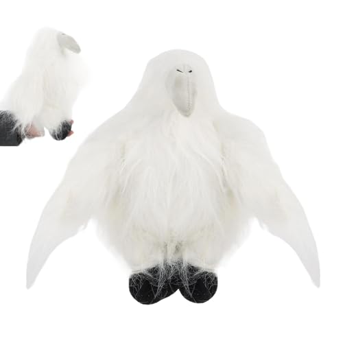 Plüschtier, Gefüllter - 10,6 Zoll weißer Falke gefüllter , modische Wohndekorationen, Plüschpuppen, Kleintierplüschtier, Plüschtiere mit Falke von Opilroyn