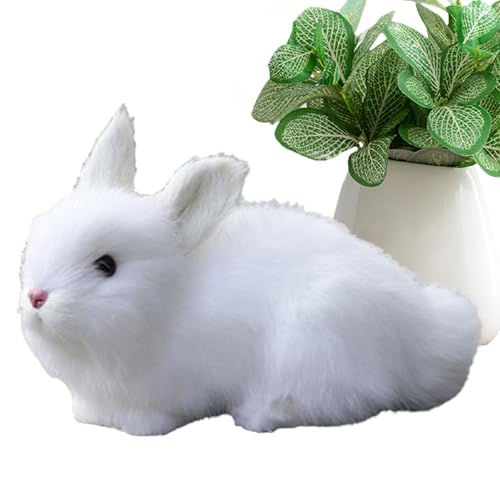 Plüschtier Kaninchen, Plüschhase Plüschhase | Tiersimulation Haushaltsspielzeug,Plüschhase Hase Kaninchen Osterdekoration Osterhase Pe von Opilroyn