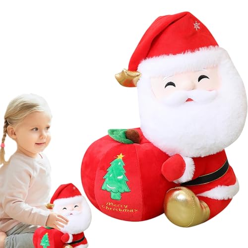 Plüschtier des Weihnachtsmanns, Weihnachtsmann aus Plüsch, schönes Plüschtier mit Früchten, weiches Plüschkissen, Dekoration für Ferienhaus, Weihnachtsdekoration für Sofa, Nachttisch Plüschtier des Weihnachtsmanns, Weihnachtsmann aus Plüsch, schönes Plüschtier mit Früchten, weiches Plüschkissen, Dekoration für Ferienhaus, Weihnachtsdekoration für Sofa, Nachttisch von Opilroyn