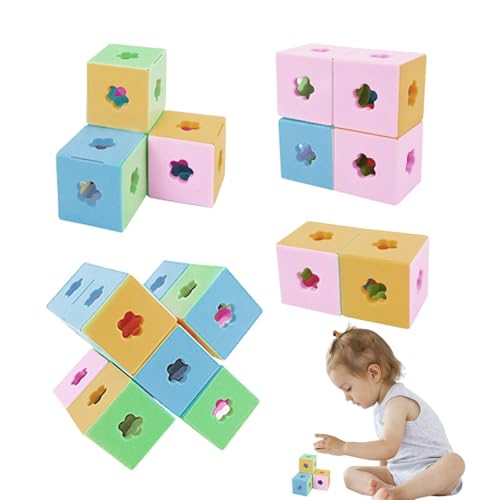 Puzzle-Spielzeug für Kinder, lustiges Puzzle-Spielzeug - Stapelblöcke,Vorschul-Lerngeschenk für Kinder, verschleißfeste ästhetische attraktive geometrische Spielzeuge von Opilroyn