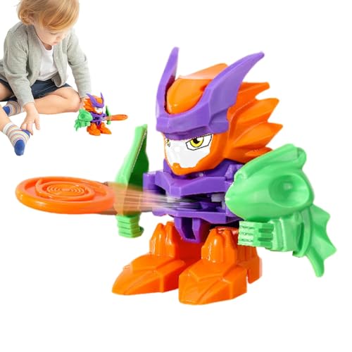 Roboter Spielzeug für Kinder, Figur Spielzeug Modell Roboter, Action Figur Modell Krieger, Wurfspiel Lernspielzeug, Feinmotorikspielzeug Figur Anime, Roboter für Bambin von Opilroyn