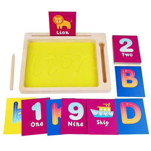 Spielzeug | Schreibspielzeug für die Grundschule, sensorisches Alphabet-Spielzeug zum Schreiben von Sand – Alphabet-Lernspielzeug für die Entwicklung von von Opilroyn