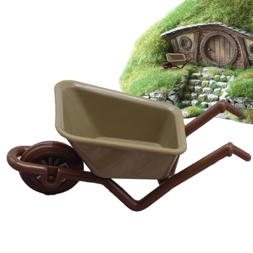 Spielzeug-Schubkarre Figur – Miniatur-Gartenwerkzeuge, Miniatur-Werkzeug, Pflanzenwagen | Kleine Puppenhaus-Gartenaccessoires für Topf-, Landschaftsdisplay, Modell-Schubkarre für Simulationsszene Spielzeug-Schubkarre Figur – Miniatur-Gartenwerkzeuge, Miniatur-Werkzeug, Pflanzenwagen | Kleine Puppenhaus-Gartenaccessoires für Topf-, Landschaftsdisplay, Modell-Schubkarre für Simulationsszene von Opilroyn