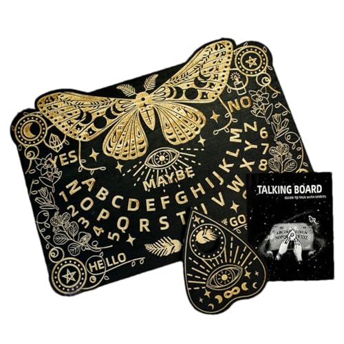 Talking Spirit Board – Pendelbrett, Sprechbrett mit Planchette und Anleitung, Wahrsagungswerkzeuge, hölzerne Nachrichtentafel für Teenager und Erwachsene Talking Spirit Board – Pendelbrett, Sprechbrett mit Planchette und Anleitung, Wahrsagungswerkzeuge, hölzerne Nachrichtentafel für Teenager und Erwachsene von Opilroyn