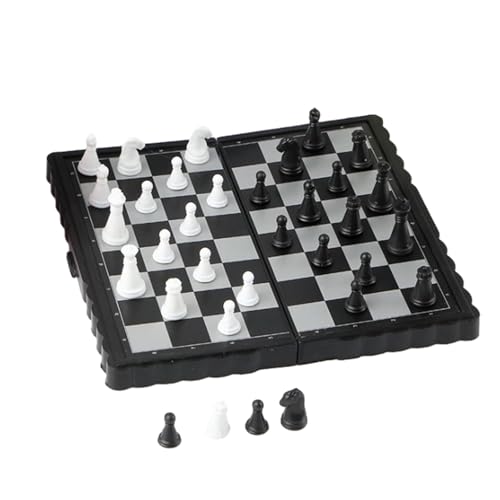 Traditionelles Turnierschach – Schachspielsets, magnetisches Reiseschach | Magnetische Schachbrettspiele, Standard-Schachspiele, Reise-Schachspiel für Kinder und Erwachsene, Geschenke, 13 x 13 cm (sch von Opilroyn