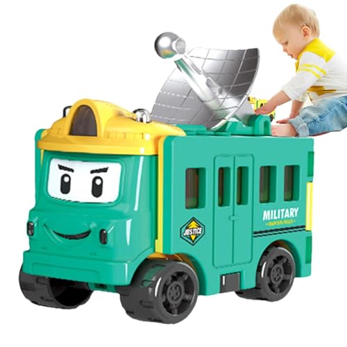 Transformierender Autoroboter, , die Autos verwandeln - Spielzeug für Kinder mit doppeltem Design, Ziehen Sie das Spielset des Fahrzeugs zurück, Konstruktionsspielzeug für für von Opilroyn