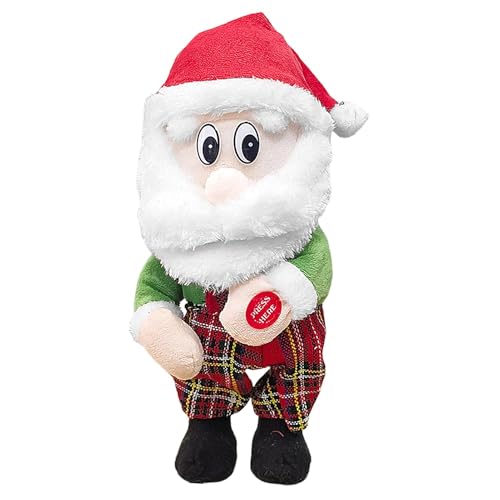 Twerking Weihnachtsmann, Twerk des Weihnachtsmanns, tanzender Weihnachtsmann, tanzt auf Musik, elektrisches Plüschspielzeug für Weihnachten, tanzt englische Lieder, Weihnachtsmannspielzeug für Kinder, Twerking Weihnachtsmann, Twerk des Weihnachtsmanns, tanzender Weihnachtsmann, tanzt auf Musik, elektrisches Plüschspielzeug für Weihnachten, tanzt englische Lieder, Weihnachtsmannspielzeug für Kinder, von Opilroyn