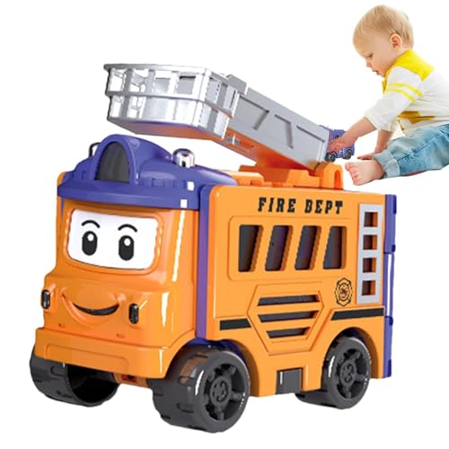 Umbaubares Auto für , transformierbares Auto | Konstruktionsspielzeug für Kinder im Doppeldesign - Ziehen Sie das Spielset des Fahrzeugs zurück, Konstruktionsspielzeug für von Opilroyn