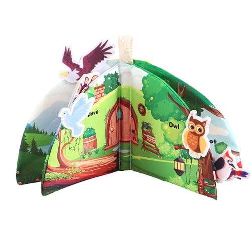 Weiche Babybücher, Babybücher von 0 bis 36 Monaten, Stoffbücher für Babys für die frühe Erziehung, Baby kann es nicht zerlegen, Bauchspielzeug für Neugeborene Weiche Babybücher, Babybücher von 0 bis 36 Monaten, Stoffbücher für Babys für die frühe Erziehung, Baby kann es nicht zerlegen, Bauchspielzeug für Neugeborene von Opilroyn
