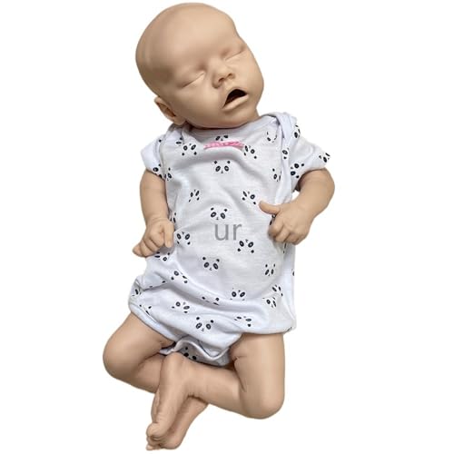 Oppaionaho 45 cm unlackierte Ganzkörper-Silikonpuppe zum Selbermachen, blanko, beschwert, lebensecht, für Neugeborene, Mädchen, geschlossenes Baby Oppaionaho 45 cm unlackierte Ganzkörper-Silikonpuppe zum Selbermachen, blanko, beschwert, lebensecht, für Neugeborene, Mädchen, geschlossenes Baby von Oppaionaho